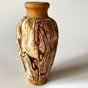 New Zealand PONGA MAMAKU WOOD Bud Vase Handmade Vintage